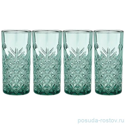 Стаканы для воды 310 мл 4 шт &quot;Timeless /Изумруд&quot; / 211147