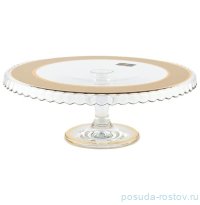 Тортница 32,2 см н/н &quot;Patiserie /Матовое золото&quot; AS Crystal / 308490