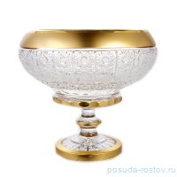Ваза для фруктов 26 см н/н &quot;Cнежинка с золотом 2&quot; / 156478