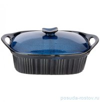Форма для запекания 33 х 23,2 х 9,5 см/12,8 см с крышкой 2 л &quot;Reactive blue&quot; / 345571