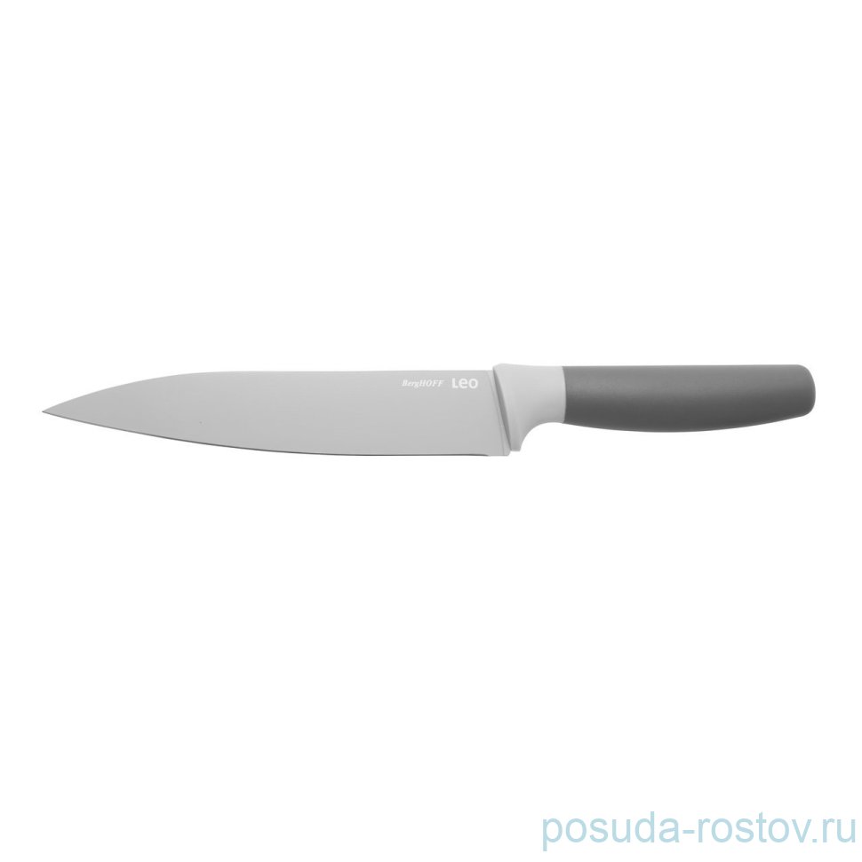 Нож для мяса 19 см серый "Leo" / 162589