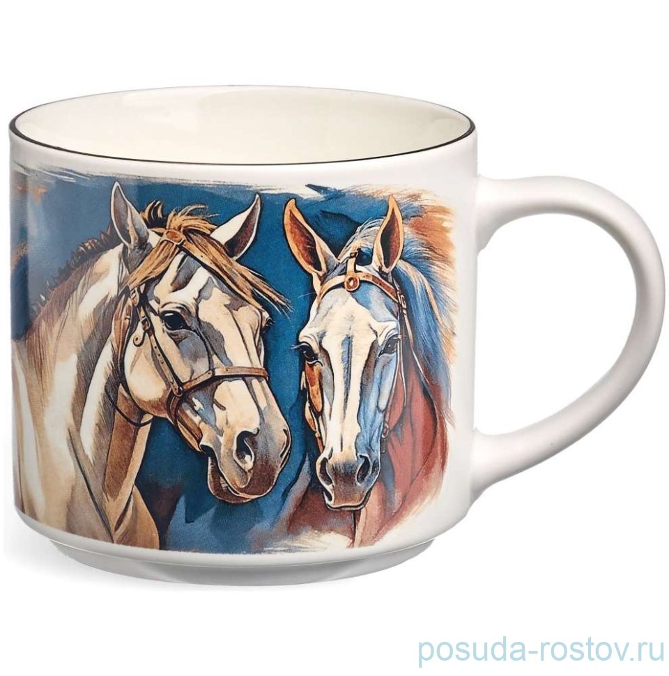 Кружка 500 мл "Horse /золото" / 379643 Кружка 500 мл "Horse /золото" / 379643