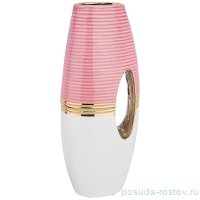 Ваза для цветов 36,5 см декоративная &quot;Розовая коллекция&quot; / 193089