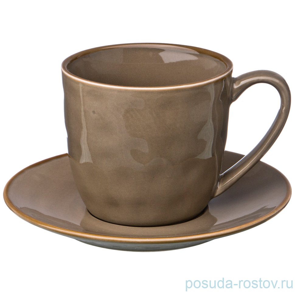 Чайная пара 240 мл 1 шт "Concerto /Серый" / 199943