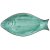 Блюдо 25 х 12 х 3 см Рыба "Nature /Мятный" / 236744