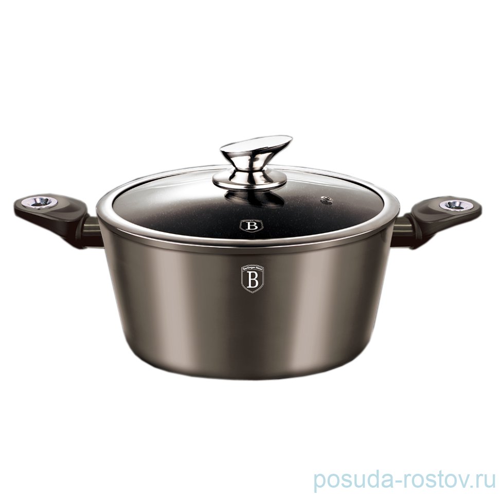 Кастрюля 20 см с крышкой 2,5 л "Carbon Metallic Line" / 106903