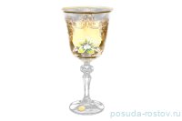 Бокалы для красного вина 220 мл 6 шт &quot;Кристина /Лепка с золотом&quot; SC / 107848