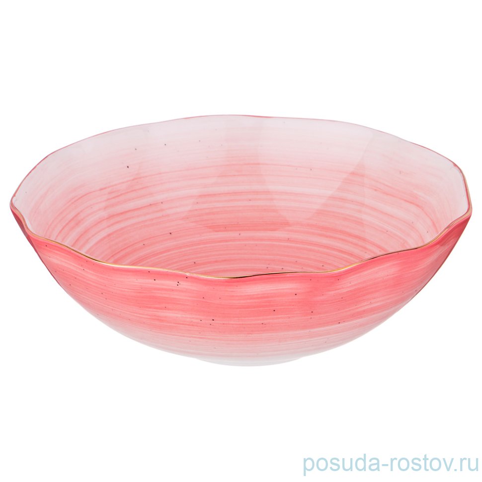 Салатник 22 см "Колор де аква /розовая" / 190732