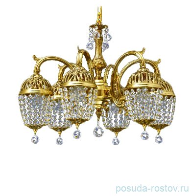 Люстра 6 рожковая  Prousek "Проусек" 66 x h 46 x 10 кг / 119076