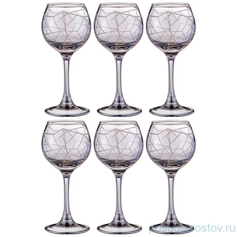 Рюмки 85 мл 6 шт "Графика /Графит" / 355050