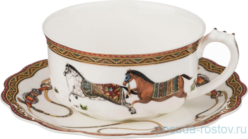 Чайная пара 400 мл 1шт "Цирк" / 189189