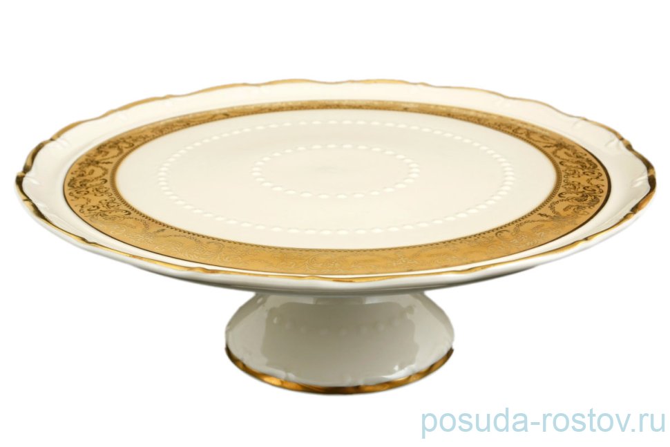 Тортница 32 см н/н "Мария-Луиза /Матовая лента /СК" / 097555
