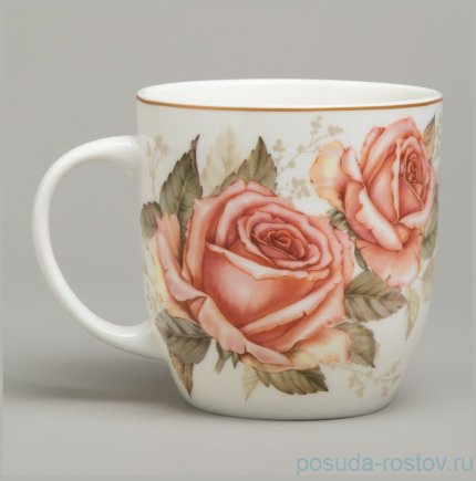 Кружка 370 мл &quot;Корейская роза&quot; / 378228