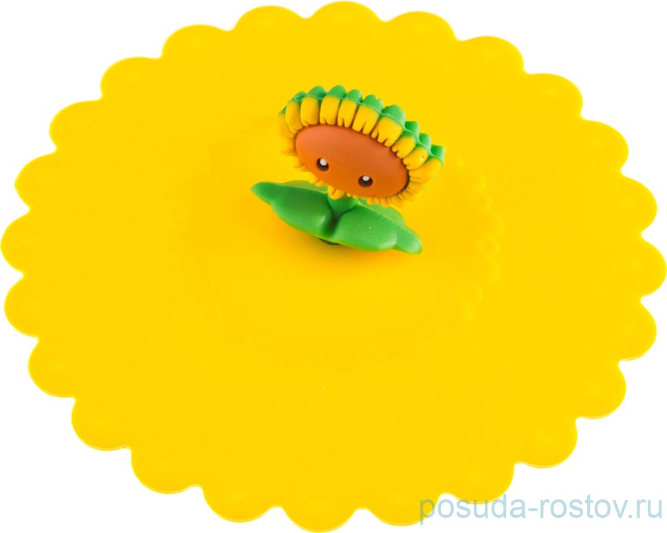Крышка 10,5 см силиконовая "Подсолнух" / 193179
