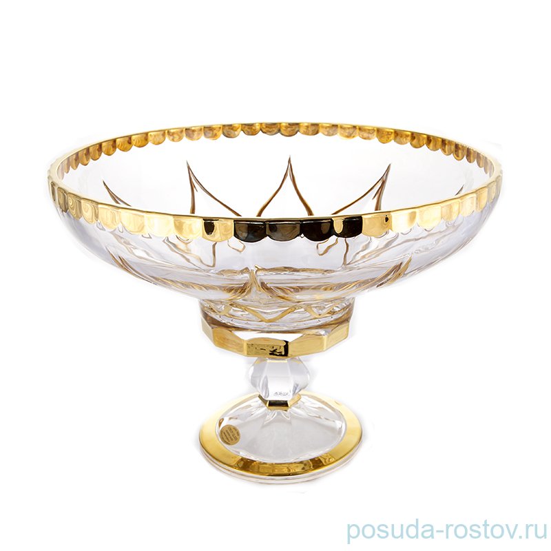 Ваза для фруктов 30,5 см н/н "Ирена /Каракас /Золото D2" / 151593
