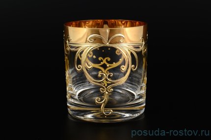 Стаканы для виски 280 мл 6 шт &quot;Барлайн /Золотые цветы с завитушками&quot; / 095971