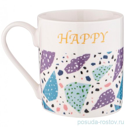 Кружка 400 мл &quot;Мозаика /Happy&quot; / 329240