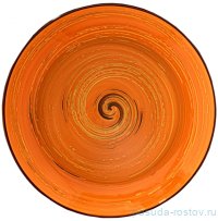 Тарелка 28,5 см глубокая оранжевая &quot;Spiral&quot; / 261584