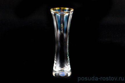 Ваза для цветов 19,5 см &quot;Иксовка /Золотая отводка&quot; / 113010
