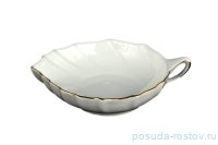 Салатник 19 см лепесток &quot;Корона /Отводка золото&quot; / 095764