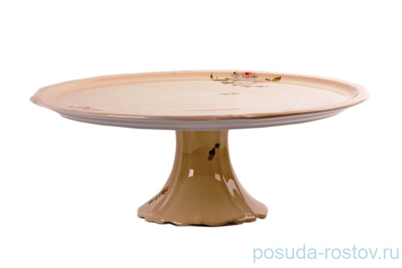 Тортница 33 см н/н "Алвин бежевый"  / 001579 Тортница 33 см н/н "Алвин бежевый"  / 001579