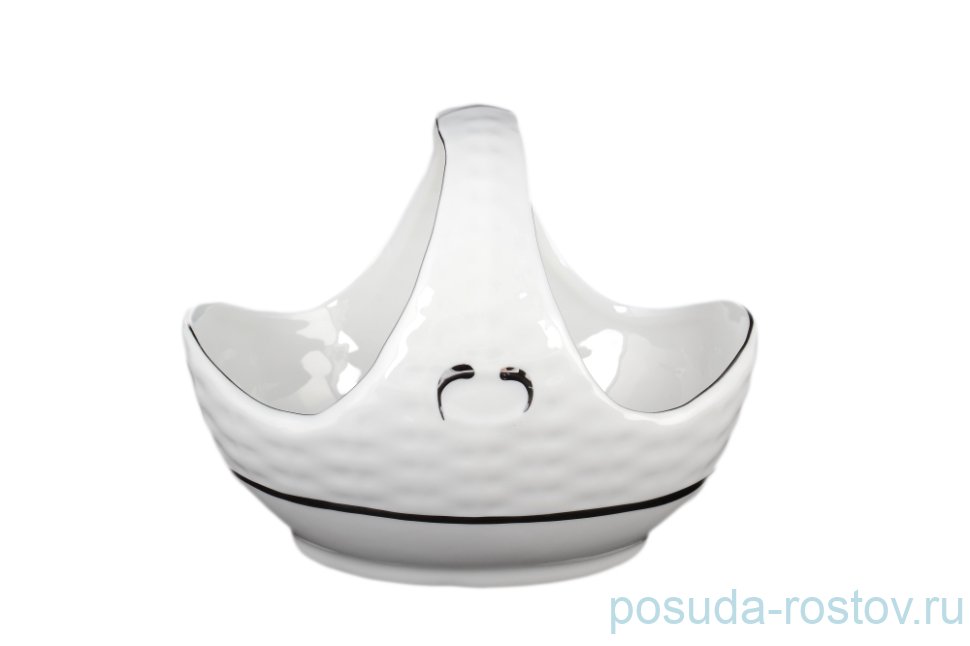 Корзинка 17 см "Корона /Платиновый узор" / 093992