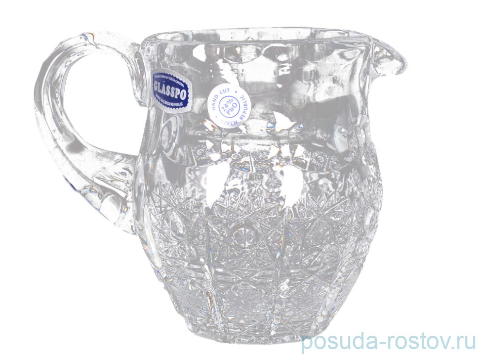 Молочник 120 мл "Glasspo /Хрусталь резной" / 049189