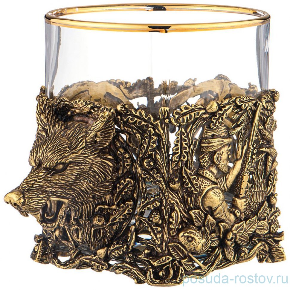 Стакан для виски 310 мл "Русский лес /Волк" / 293525