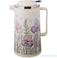 Термос 950 мл со стеклянной колбой крышка с клапаном &quot;Irises&quot; / 380083