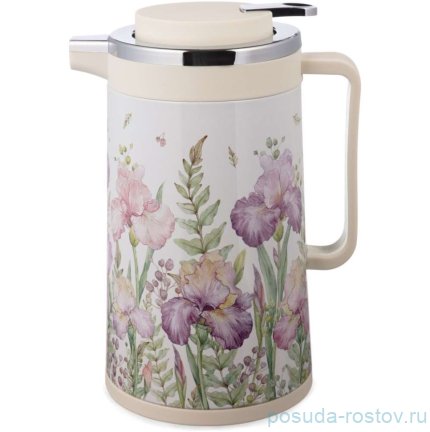 Термос 950 мл со стеклянной колбой крышка с клапаном &quot;Irises&quot; / 380083