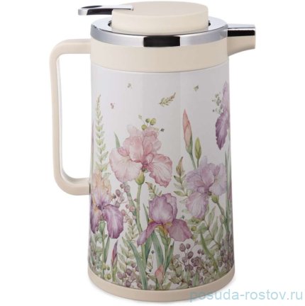 Термос 950 мл со стеклянной колбой крышка с клапаном &quot;Irises&quot; / 380083