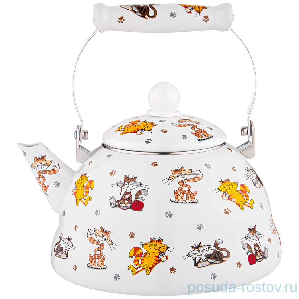 Чайник 3 л эмалированный "Весёлые друзья" / 235333