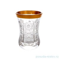 Армуды для чая 170 мл 6 шт &quot;Хрусталь резной с золотом&quot; / 100093