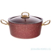 Кастрюля 26 х 11 см с крышкой 5,8 л &quot;Agness /Премиум /Red queen&quot; / 228848