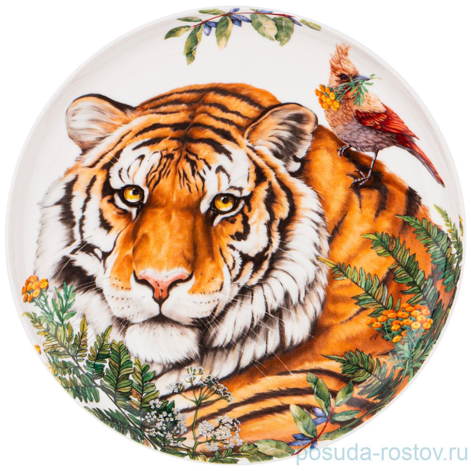 Тарелка 20 см "Лесная сказка /Тигр" / 270763