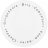 Доска сервировочная 27 см круглая белая &quot;Soul kitchen&quot; / 301524