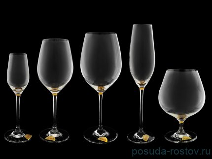Рюмки 95 мл 6 шт &quot;Celebration /Золотая капелька на дне&quot; / 096493
