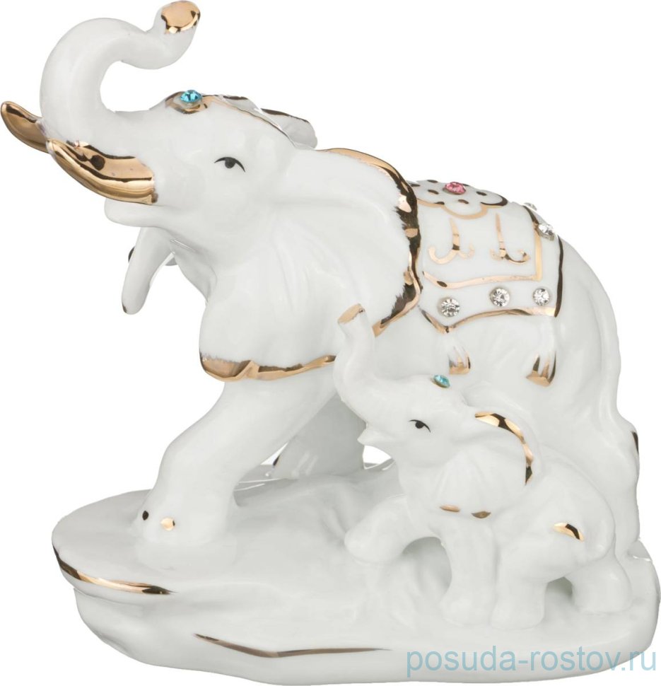 Фигурка 12 х 7 х 12 см "Слон со слоненком" / 197377