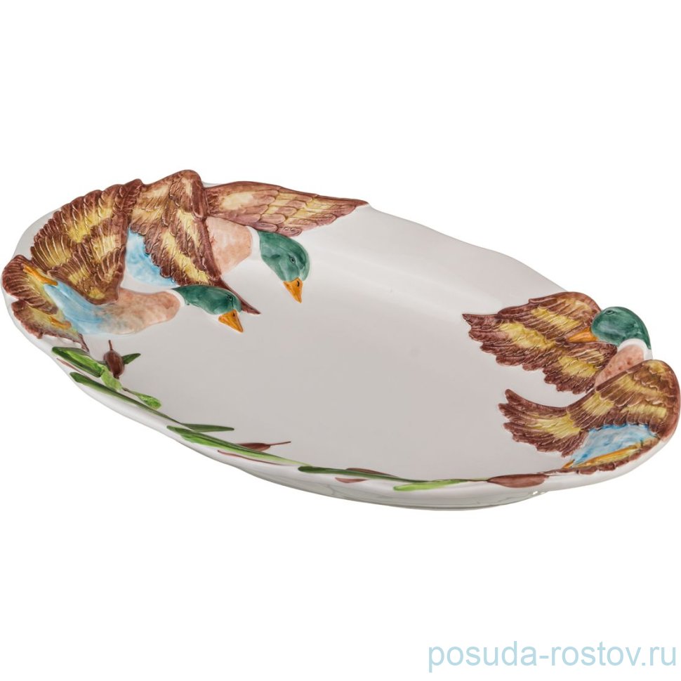 Блюдо 60 х 39 х 7 см овальное "утка" / 170600