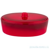 Блюдо для запекания 20 х 14,5 х 8 см с крышкой 800 мл красное / 262056