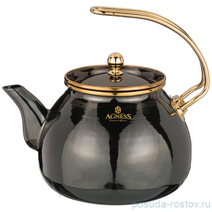 Чайник 3 л эмалированный шоколад &quot;agness /тюдор&quot; / 209827