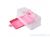 Тортница с крышкой 34 х 17 х 14 см прямоугольная / 294820