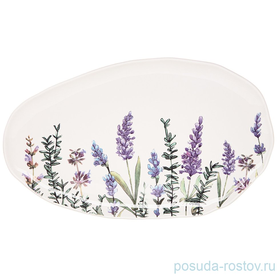 Блюдо 36 см овальное "Лаванда" / 236669