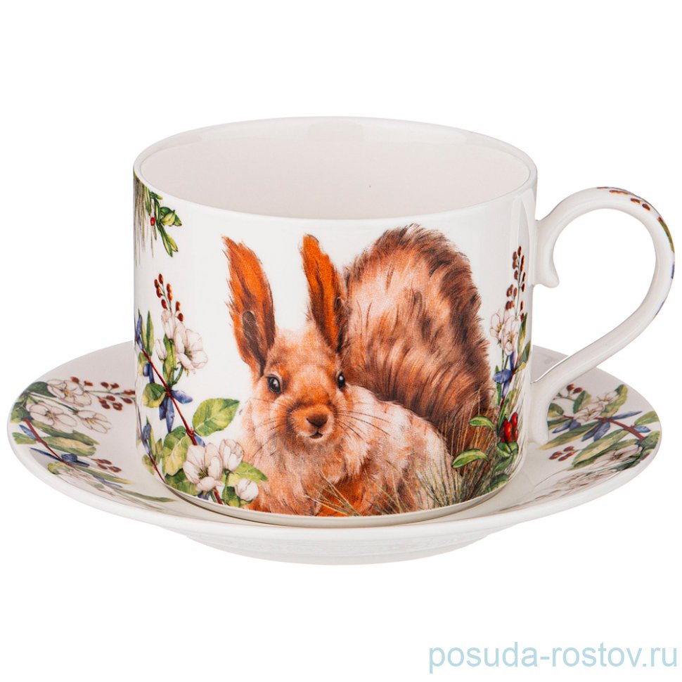 Чайная пара 300 мл "Лесная сказка /Белка" / 270755