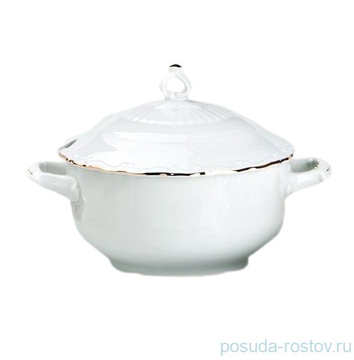 Супник 2,5 л  Bohemia Porcelan Moritz Zdekauer 1810 s.r.o. "Офелия /Золотая отводка" / 200369