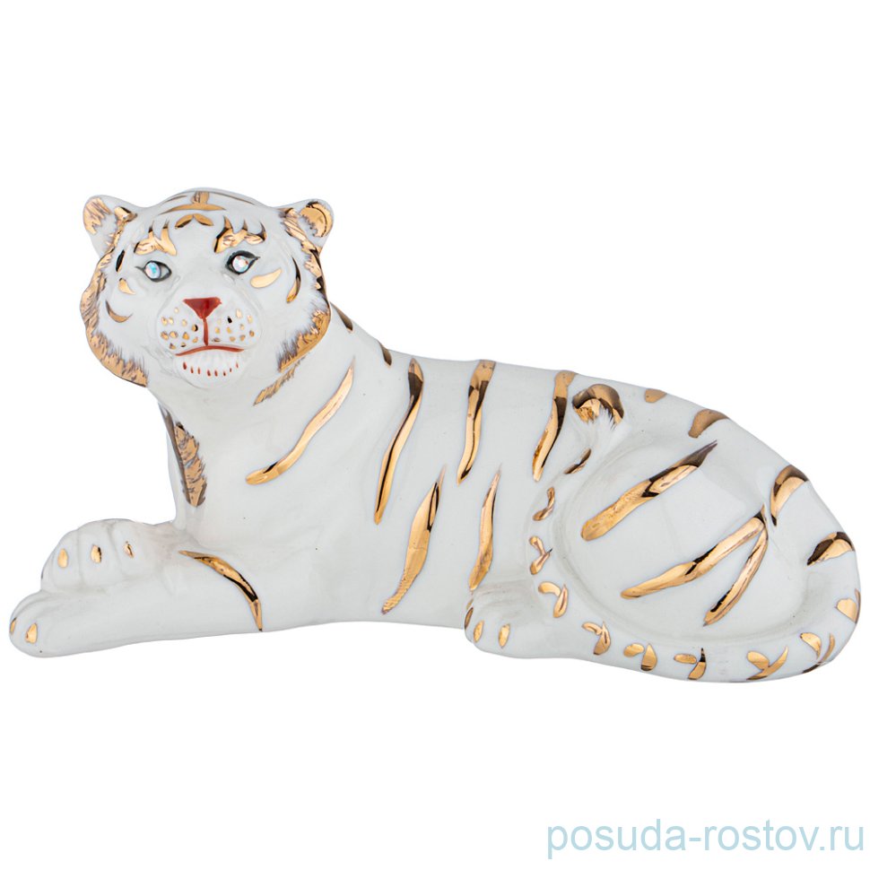 Статуэтка 15 см белая "Тигр" / 269587