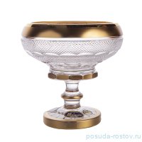 Ваза для конфет 13 см н/н &quot;Мозер /Матовое золото&quot; / 157418