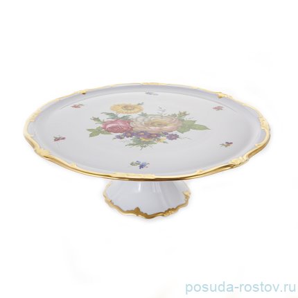Тортница 33 см н/н &quot;Мейсенский букет /1042&quot; / 133797