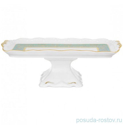 Рулетница 26 см н/н &quot;Мария-Тереза /Цветочная роспись /Бирюза&quot; / 308219