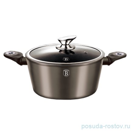 Кастрюля 28 см с крышкой 6,1 л &quot;Carbon Metallic Line&quot; / 106905